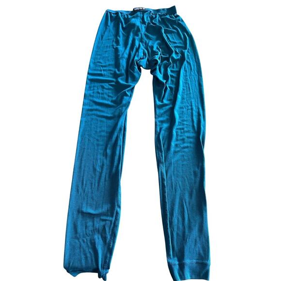 PATAGONIA Women's Blue Capilene Midweight Base Layer Thermal Pants Size Large - Picture 1 of 5